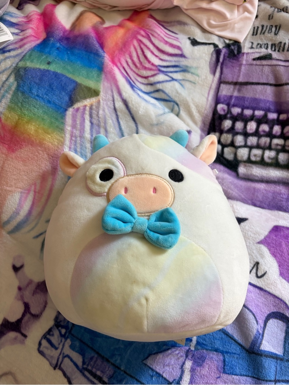 White cow Squishmallow